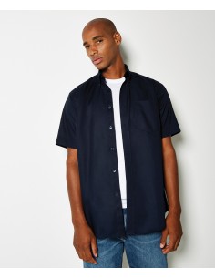 K-KK350-Mens Classic Fit Workwear Oxford Shirt Short Sleeve 2